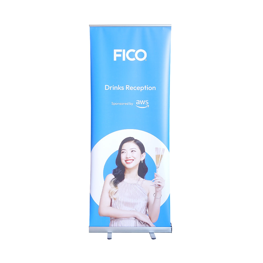 Roller Banner - Drinks Reception - sponsored by aws