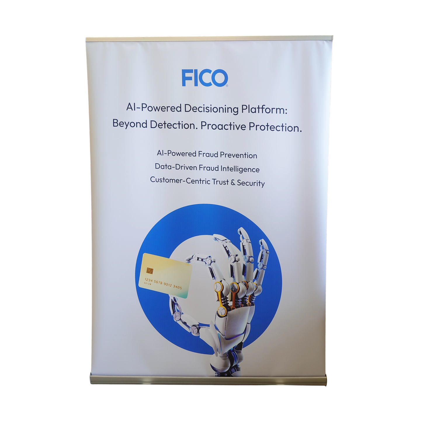 Wide Roller Banner - AI-Powered Decisioning Making Platform: Beyond Detection. Proactive Protection